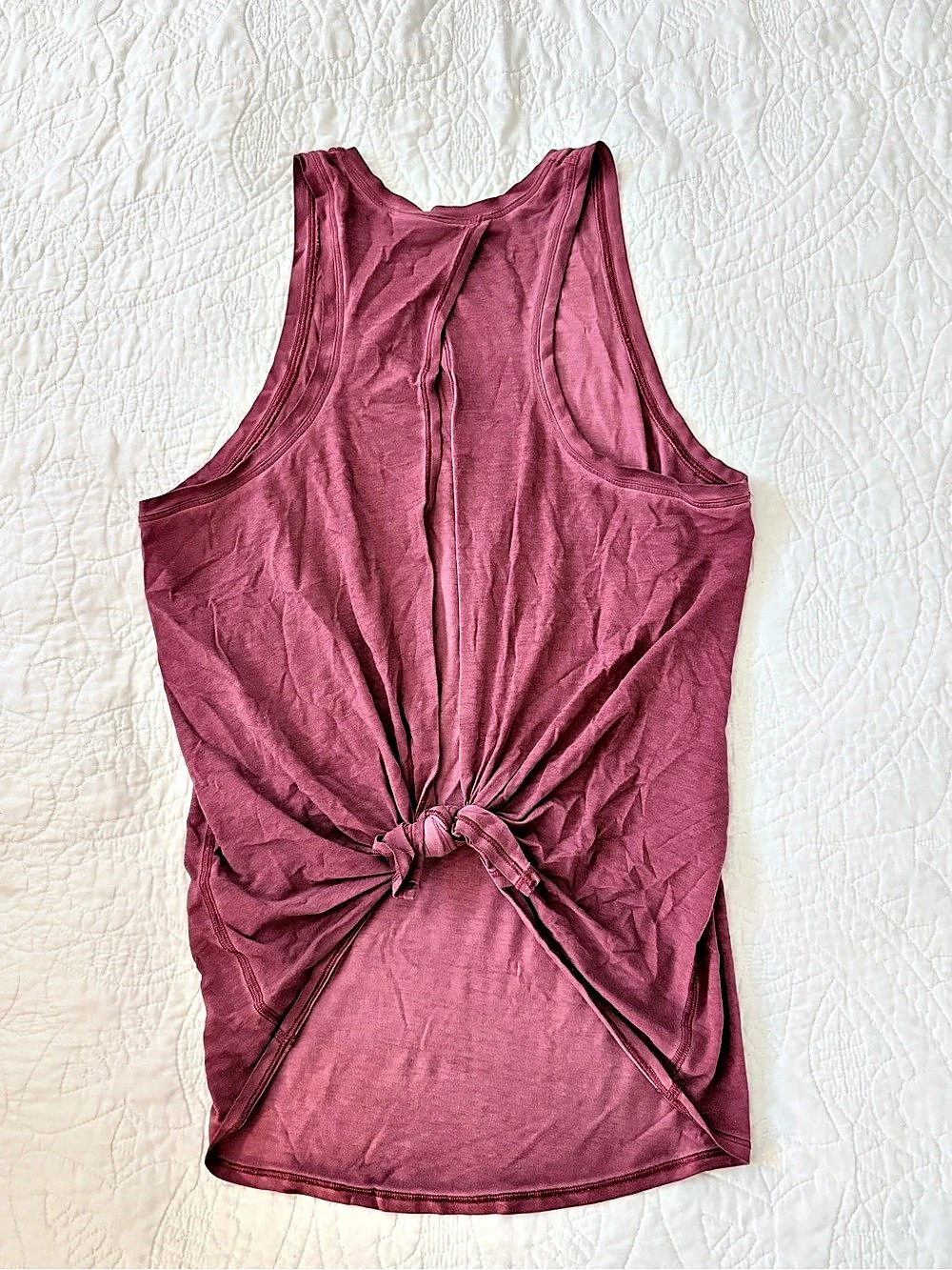 Lululemon Align Twist-Strap Cropped Tank Top Red